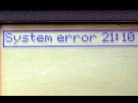 Code erreur affiché sur l'écran d'un traceur HP DesignJet