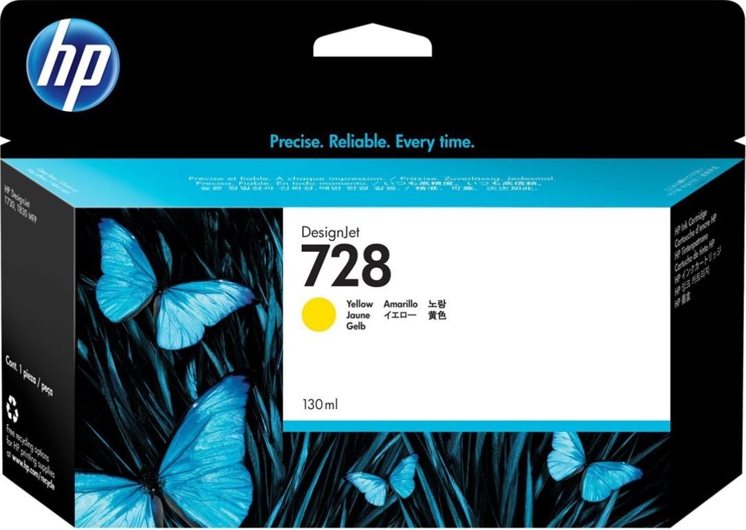 Cartouche HP F9J65A jaune